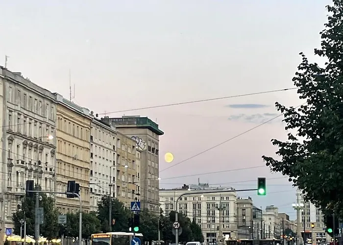 Plac Konstytucji Panorama With Ac Apartman Varsó